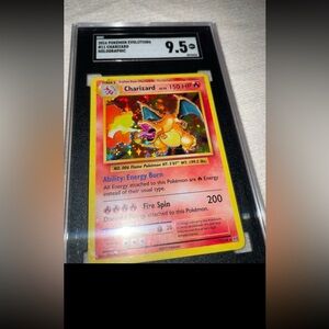 Charizard 11, graded 9.5. Send offers. 

No refund